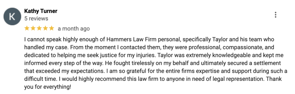 What our clients say about our Lawrenceville law office