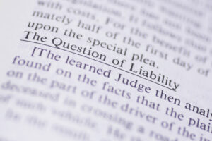 How Is Liability Established in a Car Accident Case?